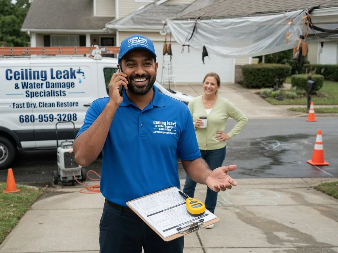 Ceiling Leak Cleanup Sutton, NE FAQs